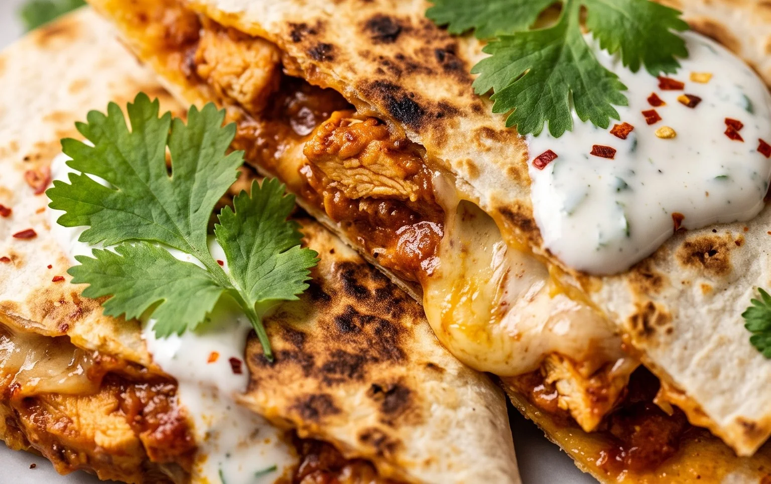 Chicken Tikka Masala Quesadillas