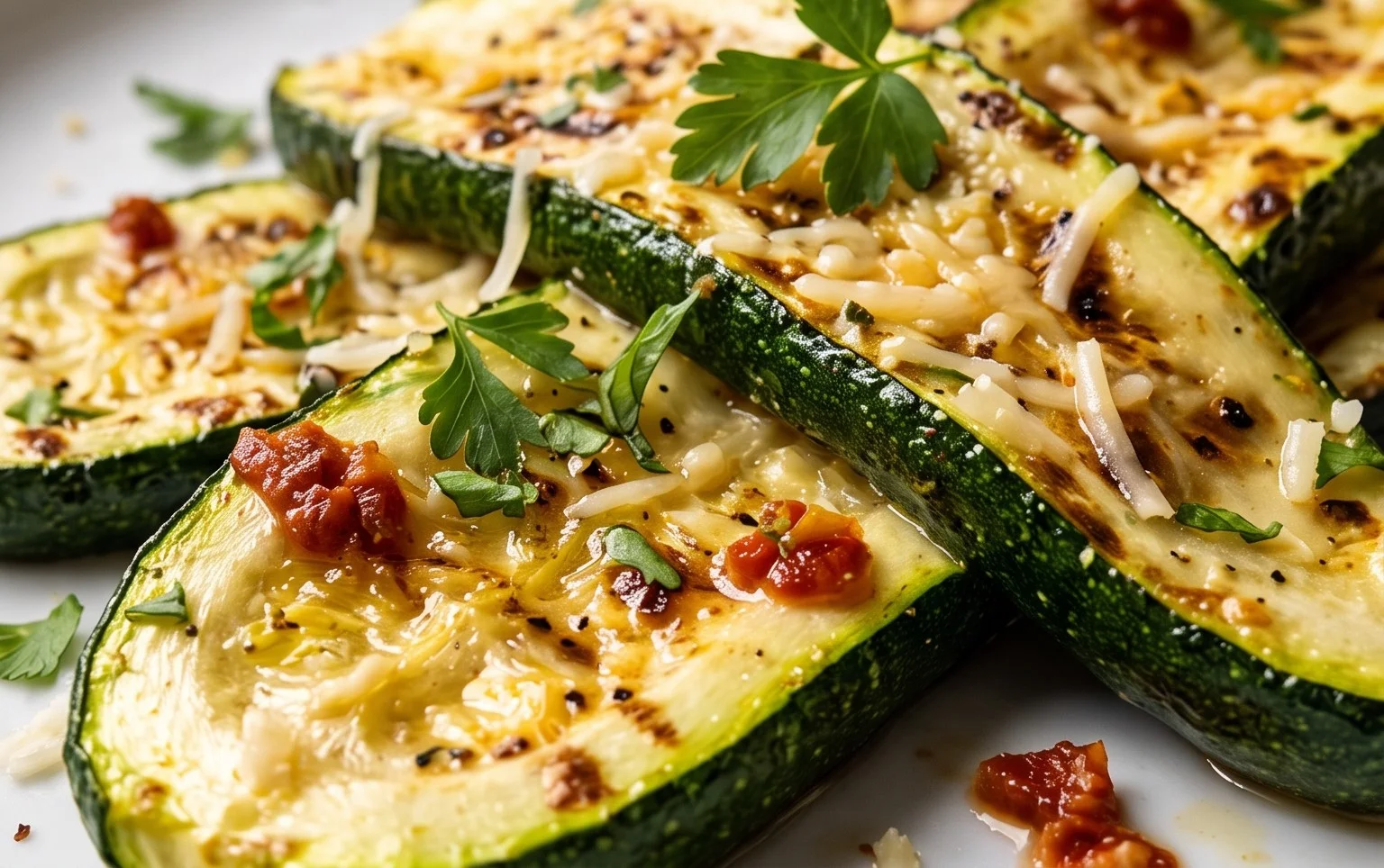 Grilled Zucchini with Parmesan