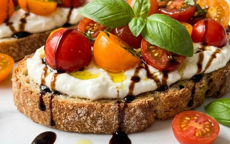Burrata Bruschetta