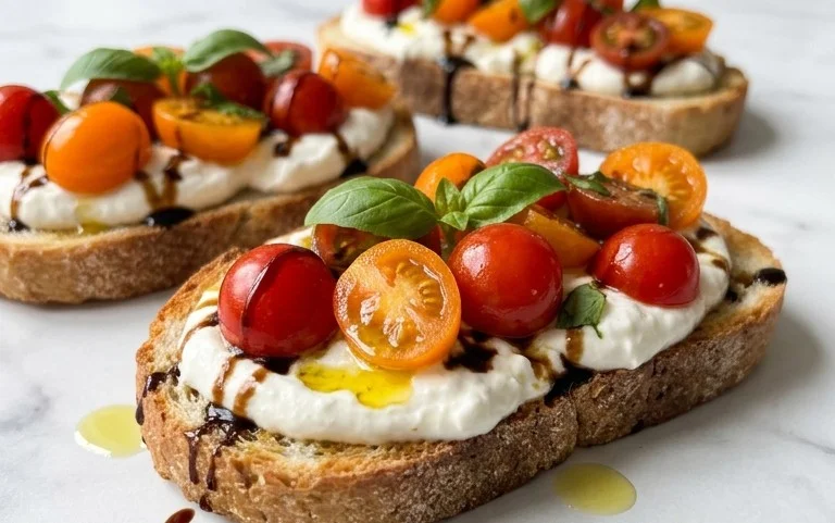 Burrata Bruschetta